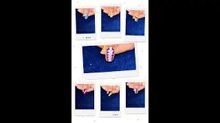 Easy and simple nail art design at home 💅🏻 without any tools 🔥 💯#trending #nailartheaven
