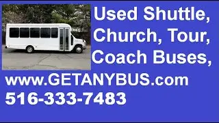 Used Transit Commercial Fleet Buses For Sale | 2013 Ford E450 25 Passenger Shuttle Bus For Sale