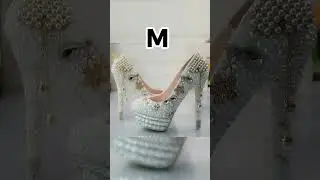 Beautiful princess maxi Sandals 👠 design collection according to your first alphabet#trendingshorts