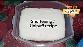 Shortening 🧈 | Unipuff Recipe | Home made Shortening | Unipuff for Puff pastry | Margarine Recipe