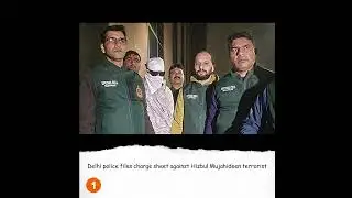 Delhi police files charge sheet against Hizbul Mujahideen terrorist