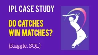 Data Analysis With SQL | Cricket Case Study | Portfolio Project Ideas
