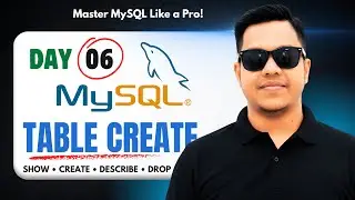 L6: SQL Table Commands | CREATE TABLE, SHOW TABLES, DESCRIBE, DROP | Class 12 Sem 4 COMA & COMS 🎉