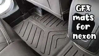 GFX Tata Nexon 3D Mats Unboxing & Installation | GFX Galio Premium Life Long Foot Mats for Nexon