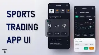 Sports Trading App UI - Speed Code - FLUTTER | Simple | Clean | UI
