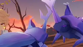 Beetle Fight Arataki Itto Story Quest Cutscene | Genshin Impact