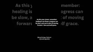 Healing is Not Linear.#SelfCare #MentalHealth #Growth #fyp #viral #reels #trending#YearEndReflection