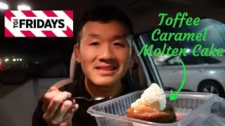 TGI Fridays Toffee Caramel Molten Cake Review
