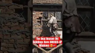 The Real Reason Old Buildings Have BRICKED-UP Windows 🤯🇬🇧 #england #uk #history #shorts #trending