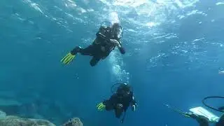 buceo en Radazul, Tenerife, con 5 sirenitas