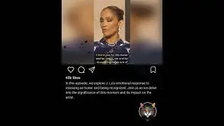 Jennifer Lopez Emotional Moment of Honor #celebrity #shorts