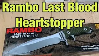 Rambo Last Blood Heartstopper Dietmar Pohl Design What’s the blade steel on this Hollywood Edition ?