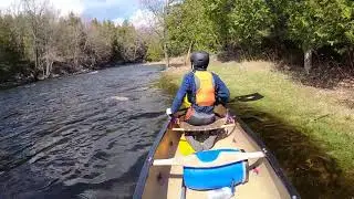 Owens first white water paddle