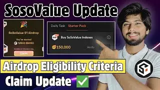 Sosovalue New Update | sosovalue season 2, SOSOVALUE BUY INDEX TASK