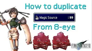 8 Eye Magic Source Duplication W-Item Golden Saucer Yuffie Conformer Morph #ff7
