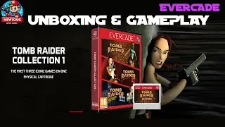 Evercade | TOMB RAIDER Collection 1 Unboxing & Gameplay #evercade