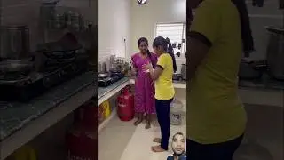 Wait for end 😂 @durgagandhi985 #durgagandhi #husbandwifecomdey #momdaughtercombo #familyvlog