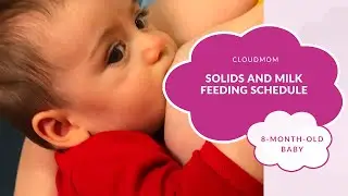 8 Month Old Baby: Solids and Milk Feeding Schedule