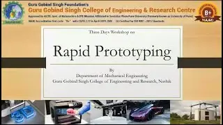 Rapid Prototyping Workshop - Day 1- Introduction To Rapid Prototyping