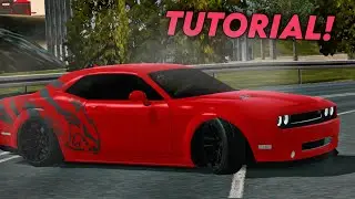 Инструкция по созданию раскраски для Dodge Hellcat Demon | Простой урок | Парковка автомобилей в многопользовательском режиме