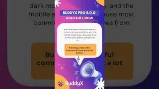 BuddyX Pro 5.0.0 уже доступен. Создание прекрасного сообщества стало намного проще.