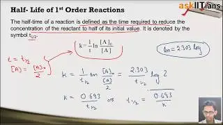 First Order Reactions | Chemistry | Class 12 | IIT JEE Main + Advanced | NEET (AIPMT) | askIITians