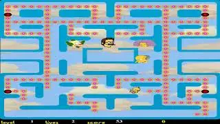THE SIMPSONS ANOTHER MUSIC FLASH PACMAN ONLINE PAC MAN CLONE FROM  PACMANGAME ORG MACROMEDIA
