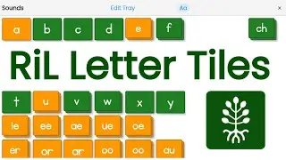 🌟 NEW 🌟 RiL Letter Tiles app