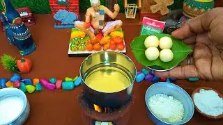 Miniature Rasgulla | Gulab Jamun | Miniature cooking | Raksha Bandhan Special Dessert | Mini Food