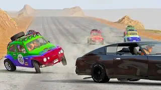 Cars vs Road Rage #16 - BeamNG Drive | xxbdmnxx