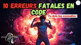Les 10 erreurs qui ralentissent ta PROGRESSION en programmation (en Code)