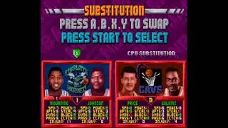 NBA Jam: Tournament Edition (SNES)- Hornets Gameplay 2 2/2