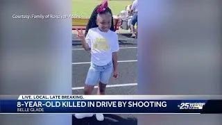 8-year-old girl killed in drive-by shooting in Belle Glade