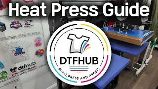 DTFHUB   How to heat press DTF transfers guide.