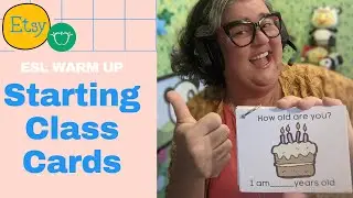 Opening Class Conversation Cards for online ESL teaching companies, VIPKID Essential Props