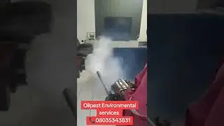 Thermal fogging pest control 🦟🪳🪱🐛call us for any pest issues.🐍08035343831