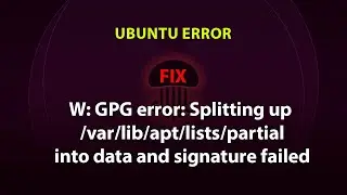 GPG error:  