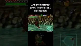 Skip the Deku Tree Basement with this Easy Trick (Ocarina of Time) [Glitch Tutorial] #shorts