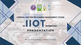 Control Unit for Pig Farming Management System by IIoT Technology #iot #smartfarming #pig