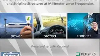 Design Considerations for Microstrip, Coplanar and Stripline Structures at mm-Wave Frequencies