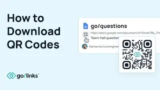 How to Turn Go Links into QR Codes