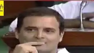 Papu pass hoo gya? Rahul  ghandi eye blinking over narender modi g ...