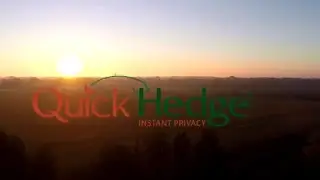 QuickHedge instant hedges - Nursery from the sky - Drone action