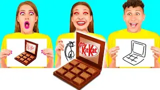 Whoever draws it better takes the prize challenge | Funny pranks and tricks DoDo Challenge