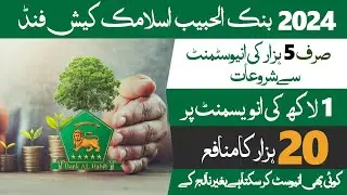 Bank Al Habib Islamic Mutual Funds Investment| AL Habib Islamic Cash Fund Earn 30k Every Month Munaf