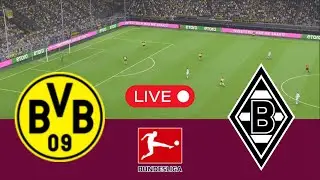 LIVE Dortmund vs Borussia M&ouml;nchengladbach | Bundesliga 2025 - Video Game Simulation