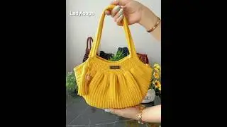Latest Design Crochet Bag, I found hardly  #bag #ladyloops #crochetbag