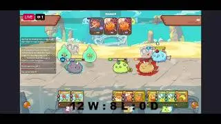 Watch me play Axie Infinity via Omlet Arcade! Bird Mech Plant line up