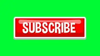 Green Screen Animated Subscribe Button with Sound Effect