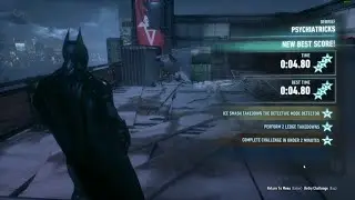 Batman: Arkham Knight Psychiatricks as Batman in 4.80 World Record!